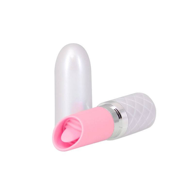 Pillow Talk Lusty - Discreet Lipstick Clitoral Vibrator, Pink