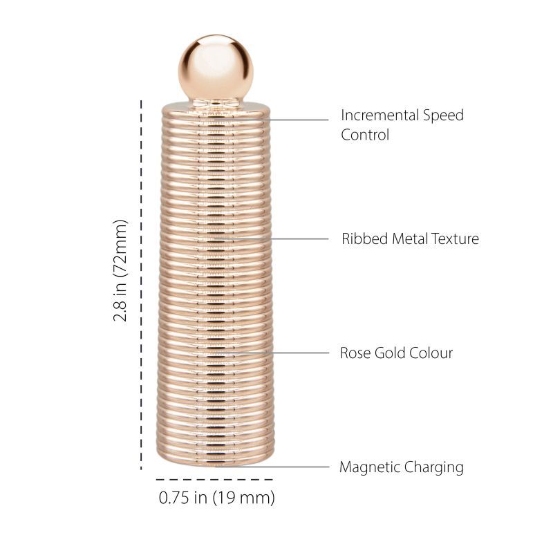 Pillow Talk Secrets Desires 6 Pc Massager Set - Versatile Bullet Vibrator