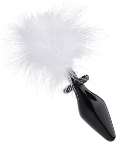 Tailz Bunny Tail Glass Anal Plug