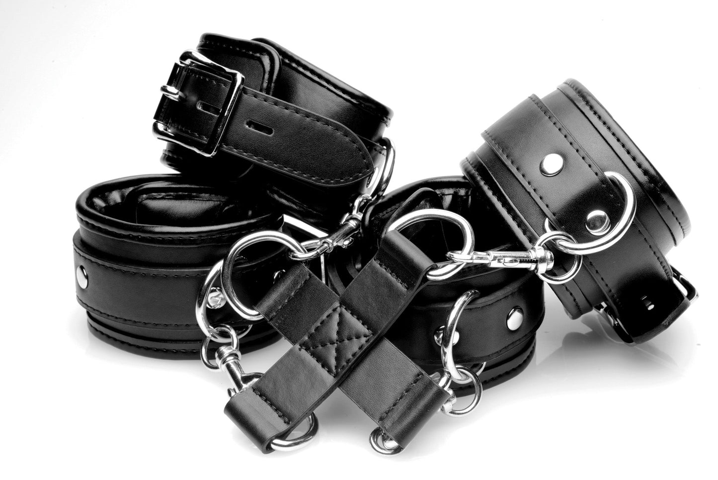 Strict Hogtie Restraint System with Padded Cuffs
