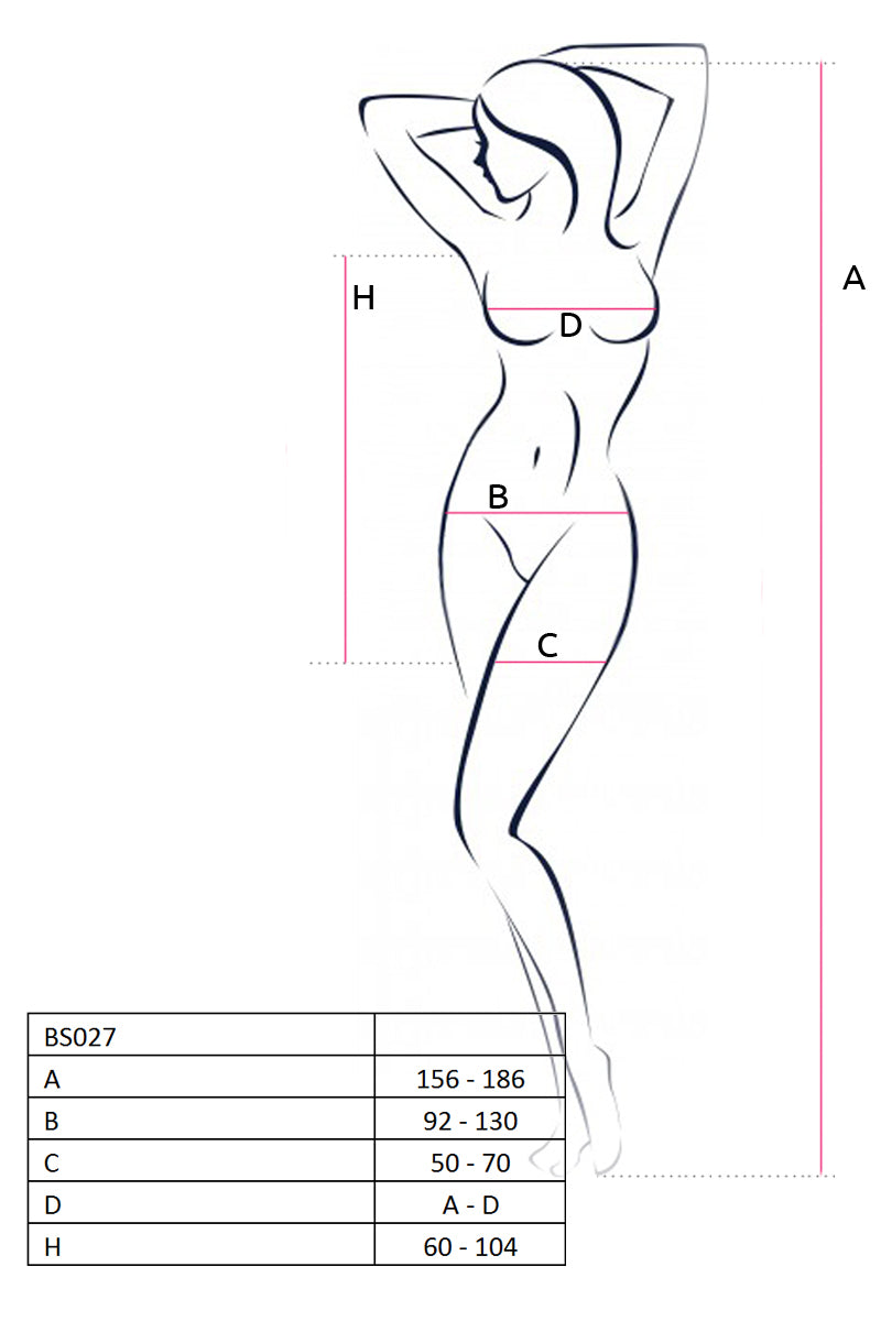 Passion Lingerie Open Side Dress in Black