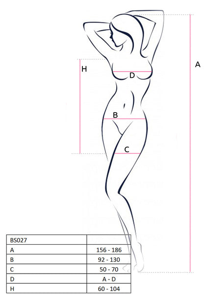 Passion Lingerie Open Side Dress in Black