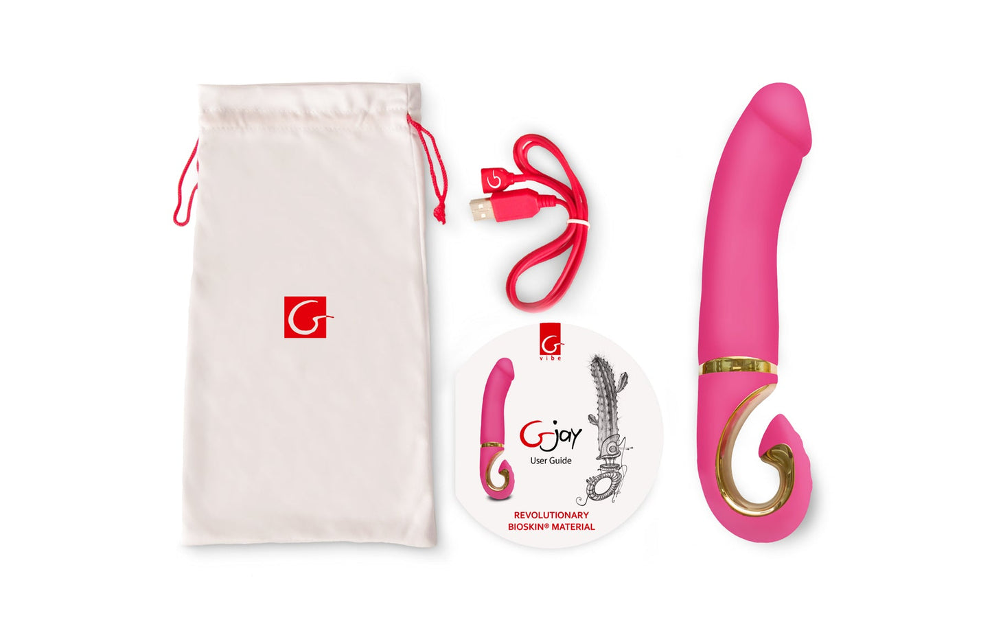 Gvibe G-Jay Neon Rose - Revolutionary G-Spot Vibrator