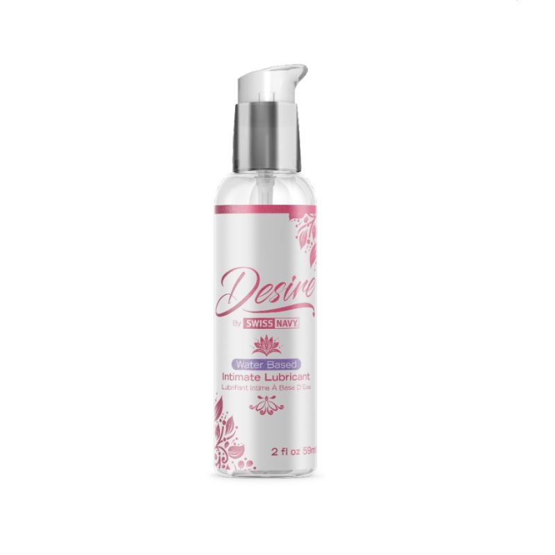 Swiss Navy Desire Water-Based Lubricant - 2 Oz/59 ml, Smooth Formula
