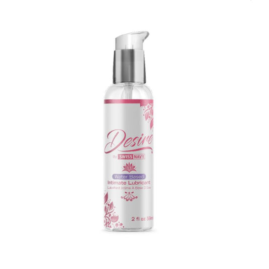 Swiss Navy Desire Water-Based Lubricant - 2 Oz/59 ml, Smooth Formula
