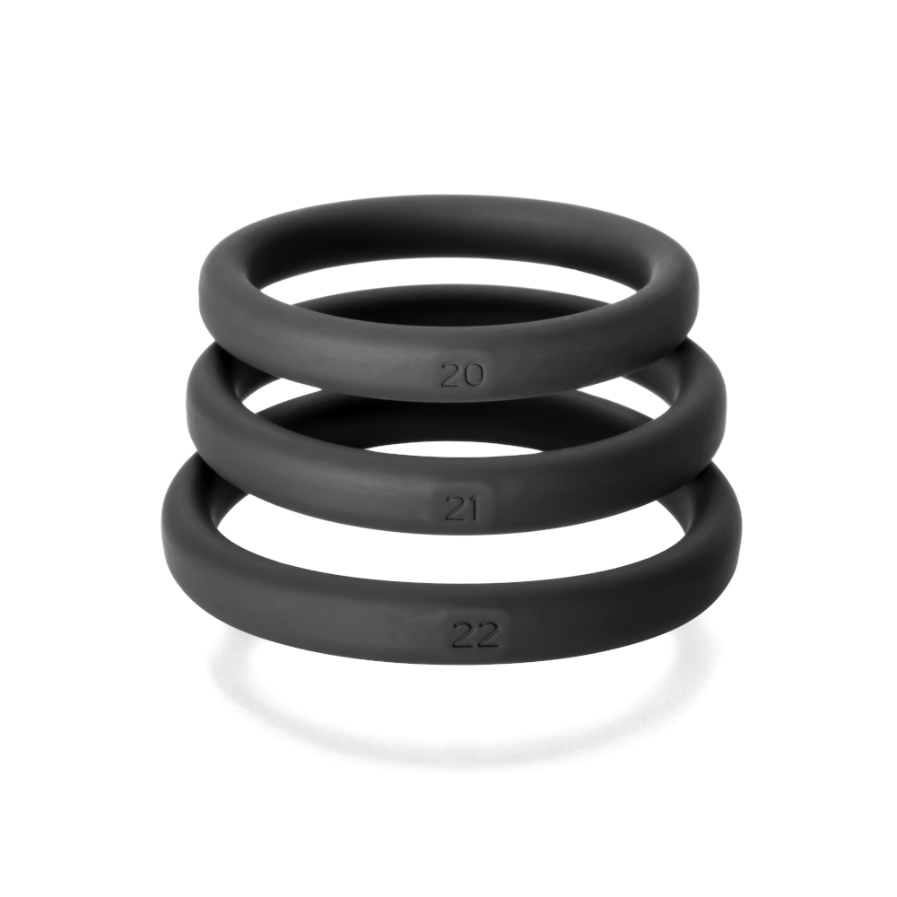 Perfectfit Xact-Fit Silicone Rings - Medium 3 Kit