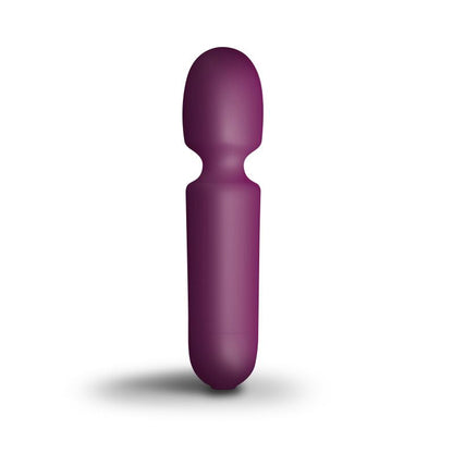 Rocks Off Playful Passion Wand Vibe Burgundy - Waterproof, 10 Speeds