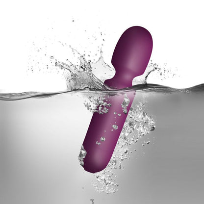 Rocks Off Playful Passion Wand Vibe Burgundy - Waterproof, 10 Speeds