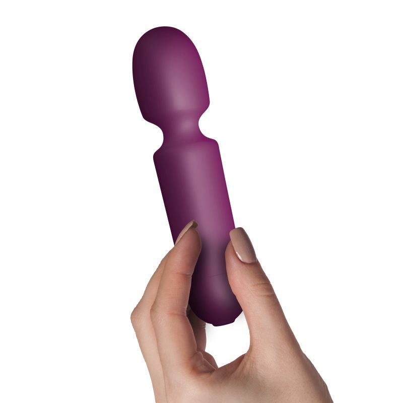Rocks Off Playful Passion Wand Vibe Burgundy - Waterproof, 10 Speeds