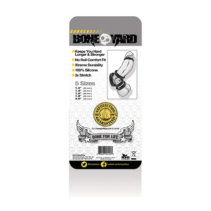 Boneyard Silicone Ring 5 Piece Kit - Black