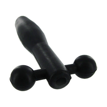 Master Series Silicone Cum Thru Barbell Penis Plug - Urethral Play