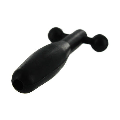 Master Series Silicone Cum Thru Barbell Penis Plug - Urethral Play