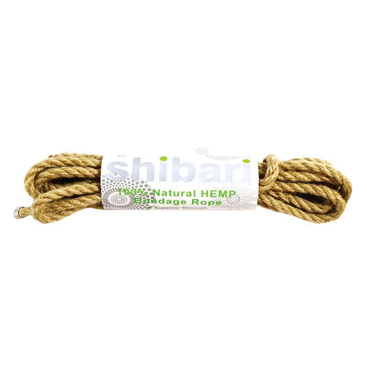 Shibari 100% Natural Hemp Rope 5M - Brown