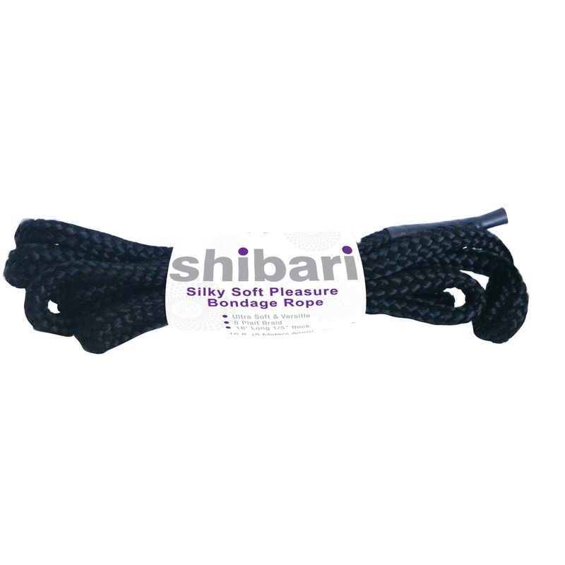Shibari 100% Natural Hemp Rope 5M - Black