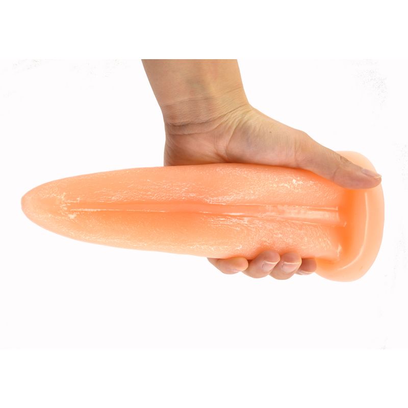 Flesh Tongue Shape Anal Plug - PVC, 22cm