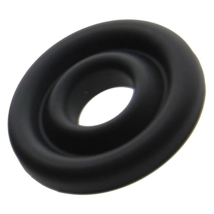 Silicone Donut Cushion for Penis Pump Cylinder - Comfort Seal, Black, Small/Medium
