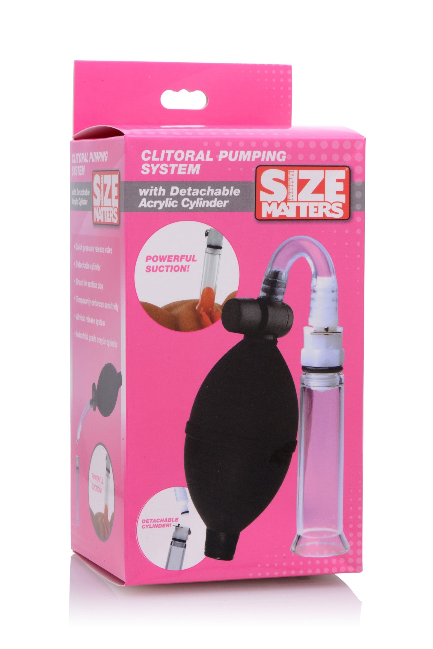 Size Matters Clitoral Pumping System - Enhance Sensitivity