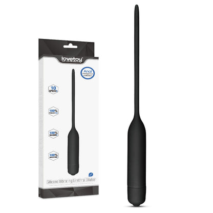 Lovetoy 10-Speed Vibrating Urethral Dilator - Silicone, 12.19 cm