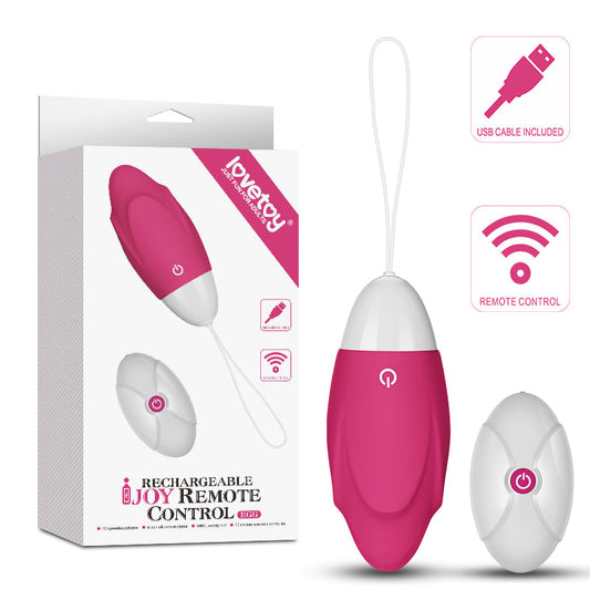 Lovetoy Ijoy Wireless Remote Control Egg - 10 Vibration Patterns, Pink