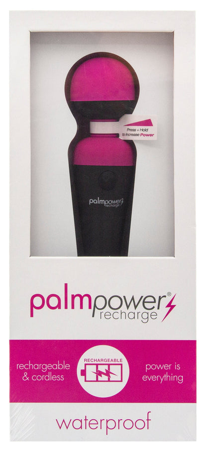 Palmpower Recharge Waterproof Massage Wand – Cordless and Powerful