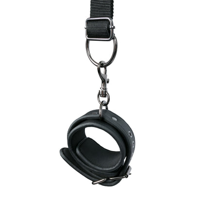 Fetish Collection Faux Leather Over The Door Wrist Cuffs – Beginner Bondage