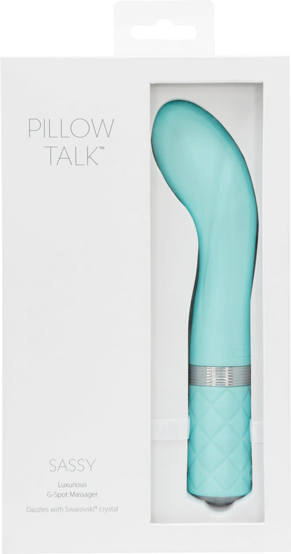 Pillow Talk Sassy G-Spot Massager in Teal – Luxury Pleasure Tool