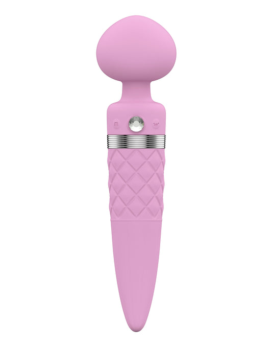 Pillow Talk Sultry Dual-Ended Warming Massager in Pink