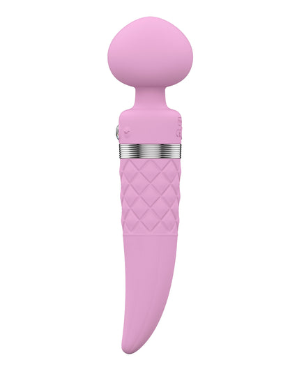 Pillow Talk Sultry Dual-Ended Warming Massager in Pink