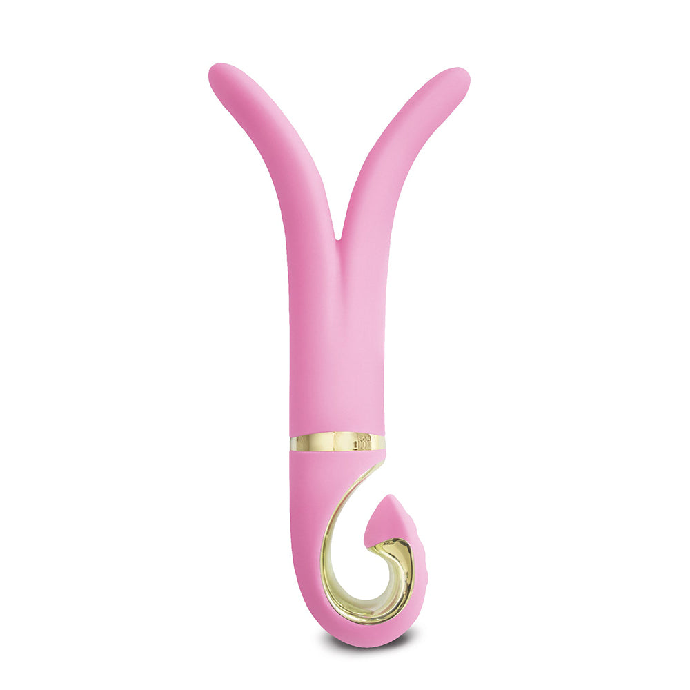Gvibe 3 Vibrator - Candy Pink, 3 Motors, 6 Modes
