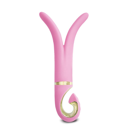 Gvibe 3 Vibrator - Candy Pink, 3 Motors, 6 Modes
