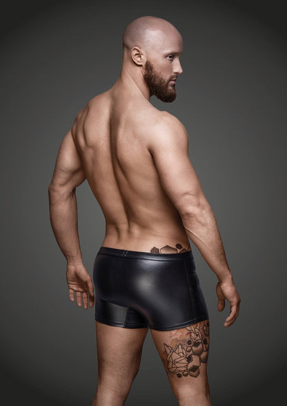 Sleek Tight-Fitting Shorts - Stylish Design with Front Zipper