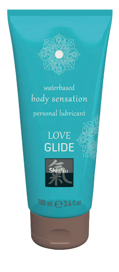 Shiatsu Love Glide Water-Based Lubricant - 100ml for Sensitive Skin