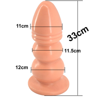 House Of Dasein Huge Anal Plug - Flesh Color, 33cm