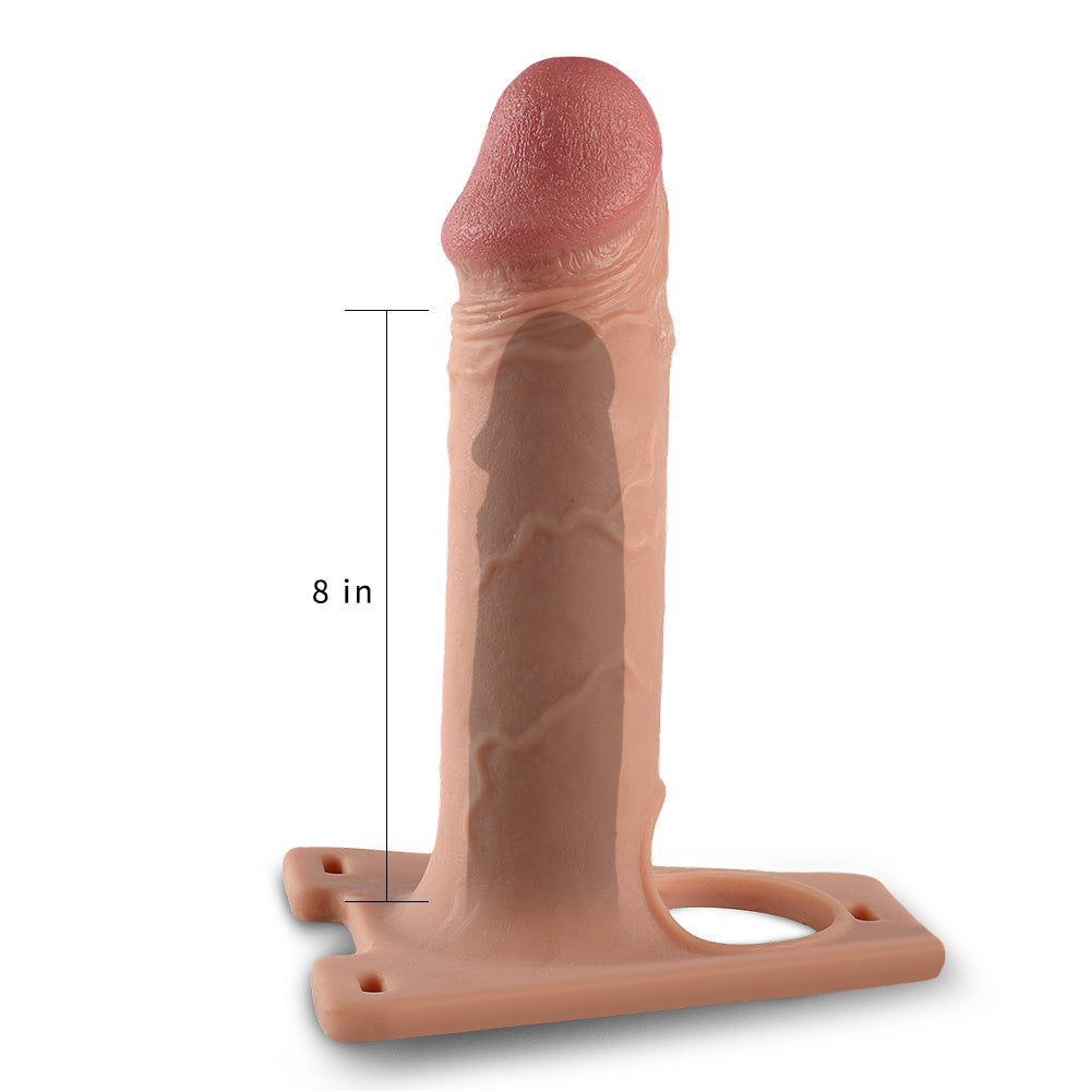 Lovetoy Rodeo Hollow Strap-On Set - 8.5 Inch Realistic Dildo