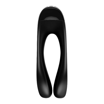 Satisfyer Candy Cane Finger Vibe - Black Vibrator