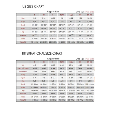 Rene Rofe Love Half Cup Bra Set - Black/Burgundy - Small/Medium