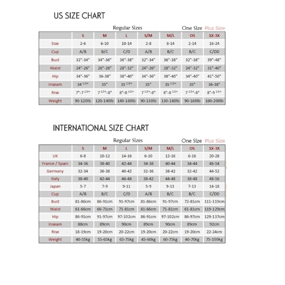 Rene Rofe Sexy 2 Pc Bra Set - Half Cup - Black/Burgundy - Medium/Large