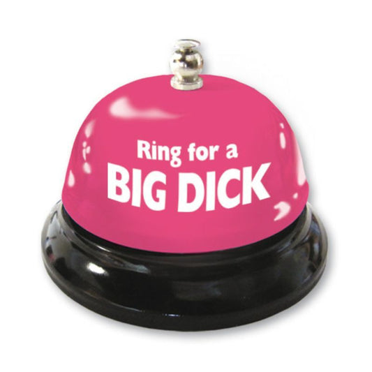 Novelty Bell for A Big Dick - Pink Table Bell