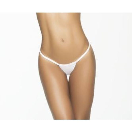 Mapale Y Back Thong Black/White - Small/Medium