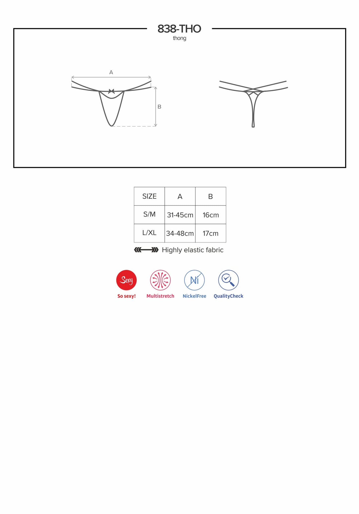 Obsessive Red Lace Thong 838