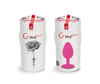 Gvibe Gplug Large Anal Stimulator with Bioskin Sweet Raspberry