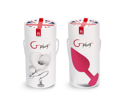 Gvibe Gplug Large Rechargeable Anal Plug Neon Rose