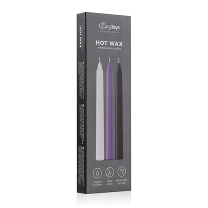 Noir Hot Wax Candle Set - 3 Pieces for Sensual Play