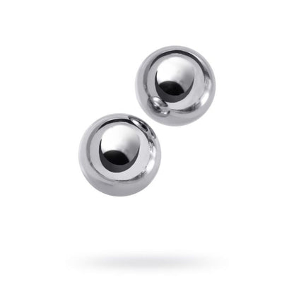 Natalies Toy Box Silver Metal Vaginal Balls - 25mm Set of 2