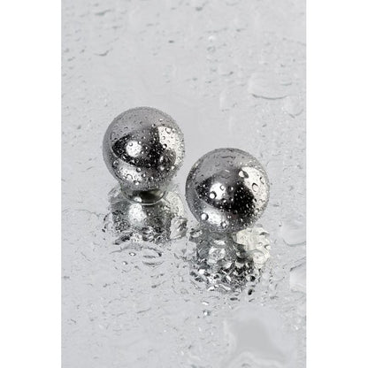 Natalies Toy Box Silver Metal Vaginal Balls - 25mm Set of 2