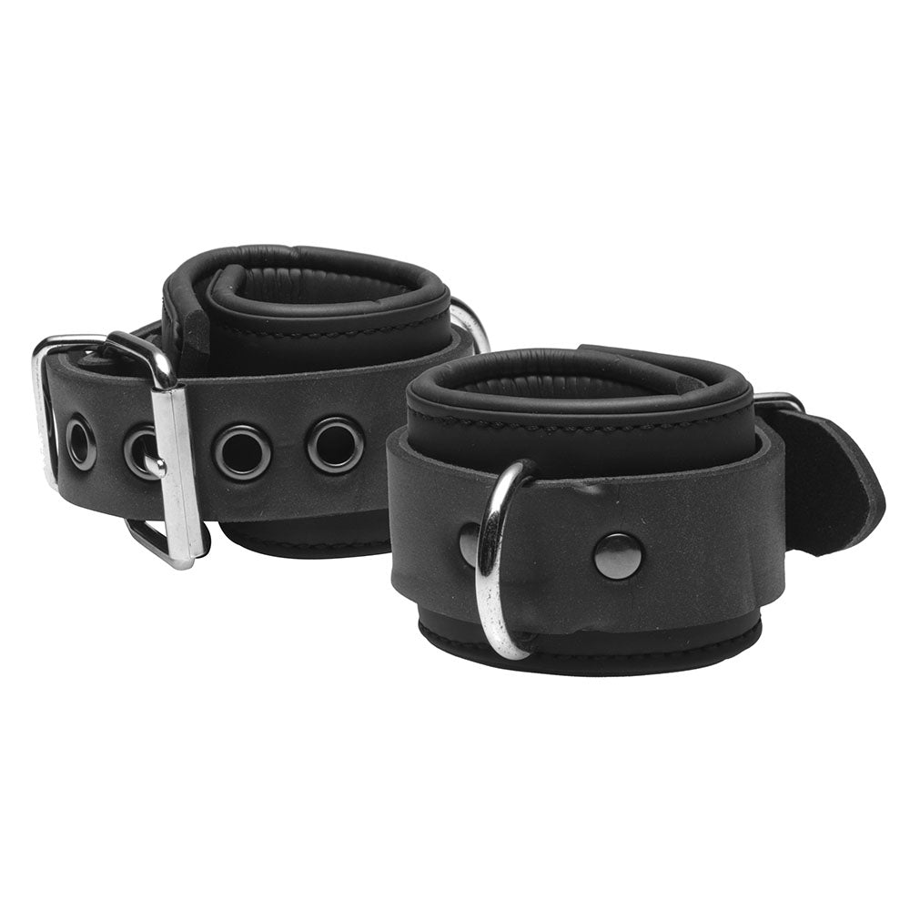 Neoprene Buckle Cuffs - Adjustable Black Restraints