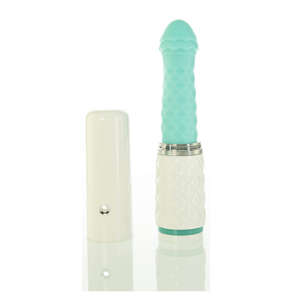 Pillow Talk Feisty Thrusting Vibrator - Teal