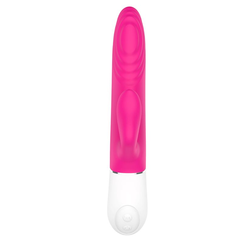 S-Hande Lighter Thrusting Rabbit Vibrator - Pink, Rechargeable