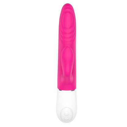 S-Hande Lighter Thrusting Rabbit Vibrator - Pink, Dual Motors