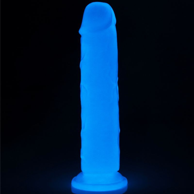 Lovetoy Lumino Play Dildo - 8In Glow-In-The-Dark